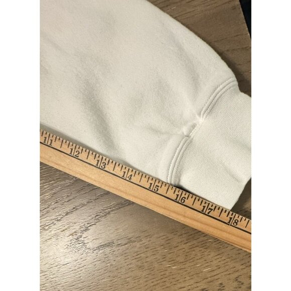 Nike Men Large White Hoodie Pullover Swoosh Logo Athleisure Streetwear - Picture 5 of 8